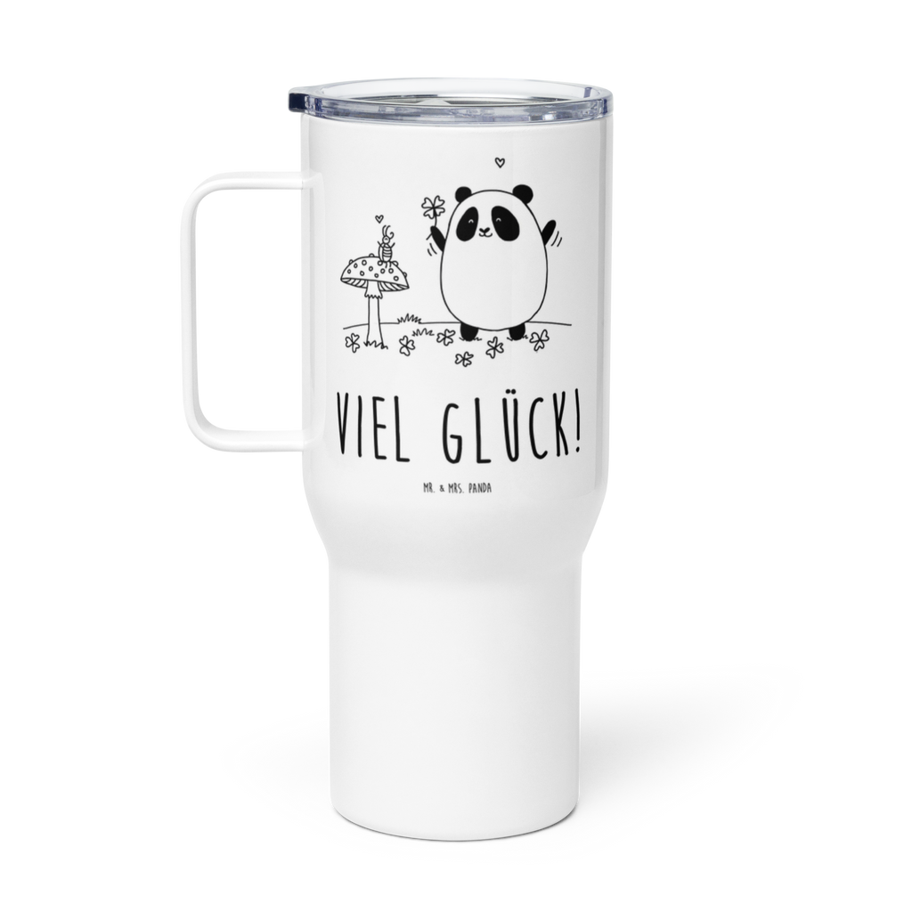 XXL Thermobecher Panda Glück Thermobecher, XL Thermobecher, Reisebecher, XL Reisetasse, Großer Thermobecher, Autobecher, Jumbo Becher