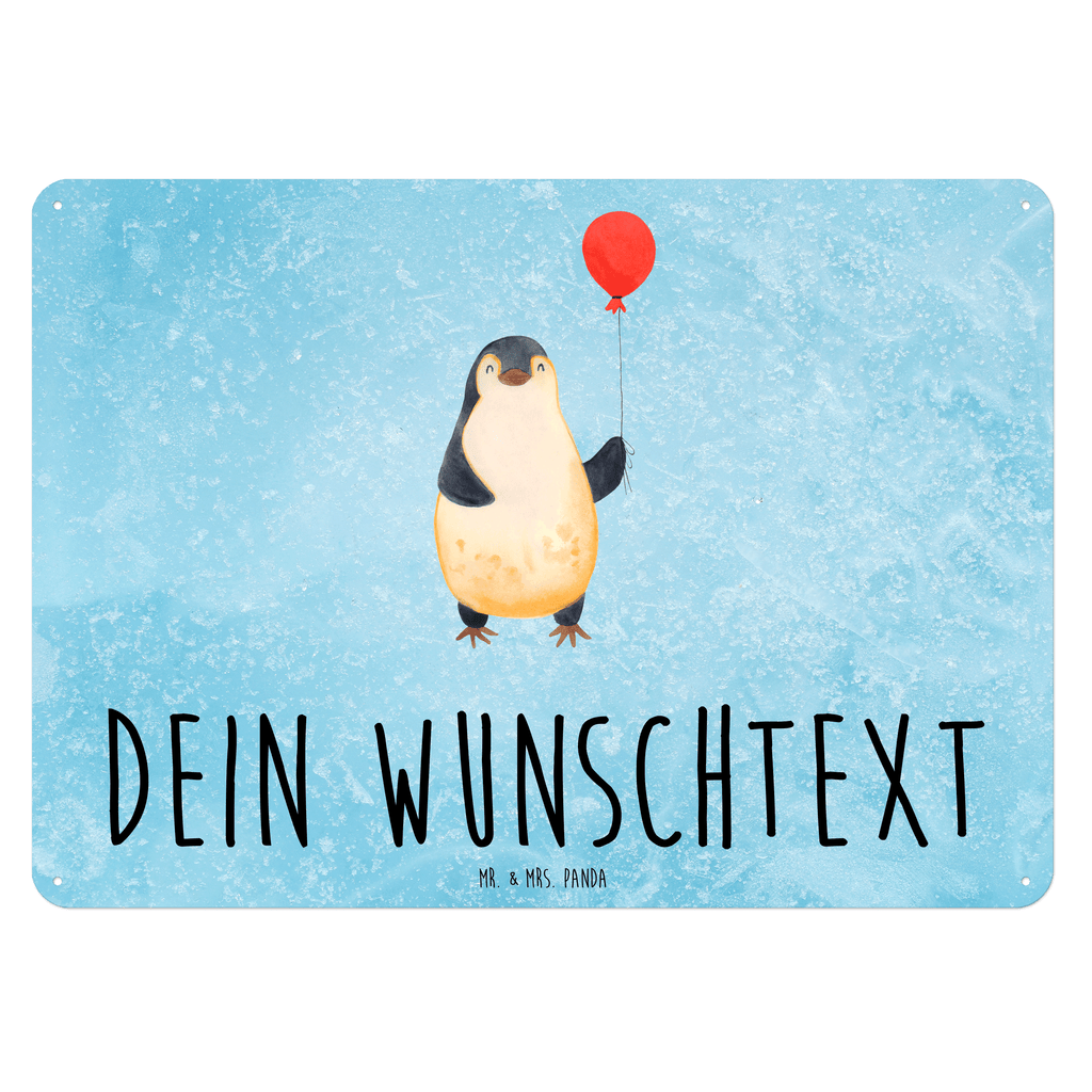 Personalisiertes Blechschild Pinguin Luftballon Blechschild, Metallschild, Geschenk Schild, Schild, Magnet-Metall-Schild, Deko Schild, Wandschild, Wand-Dekoration, Türschild, Pinguin, Pinguine, Luftballon, Tagträume, Lebenslust, Geschenk Freundin, Geschenkidee, beste Freundin, Motivation, Neustart, neues Leben, Liebe, Glück