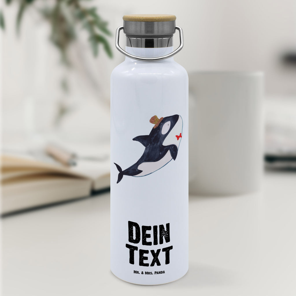 Personalisierte Trinkflasche Orca Zylinder Personalisierte Trinkflasche, Trinkflasche mit Namen, Trinkflasche bedrucken, Flasche personalisiert, Trinkflasch mit Aufdruck, Trinkflasche Werbegeschenk, Namensaufdruck Trinkflasche, Sportflasche personalisiert, Trinkflasche Sport, Meerestiere, Meer, Urlaub, Narwal, Glitter, Konfetti, Glitzer, Geburtstag, Feier, Fete, Fest, Glückwunsch, Orca