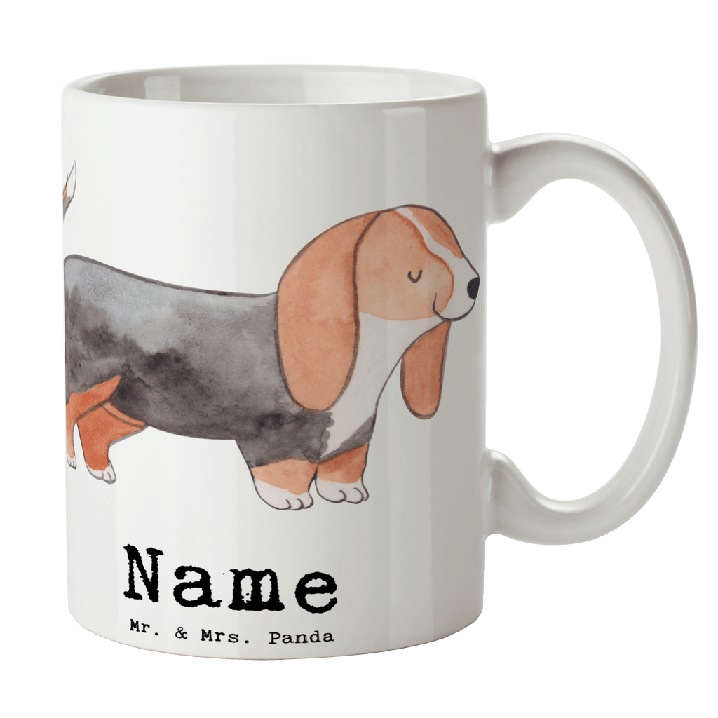 Personalisierte Tasse Basset Hound Lebensretter Personalisierte Tasse, Namenstasse, Wunschname, Personalisiert, Tasse, Namen, Drucken, Tasse mit Namen, Hund, Hunderasse, Rassehund, Hundebesitzer, Geschenk, Tierfreund, Schenken, Welpe, Basset Hound, Basset