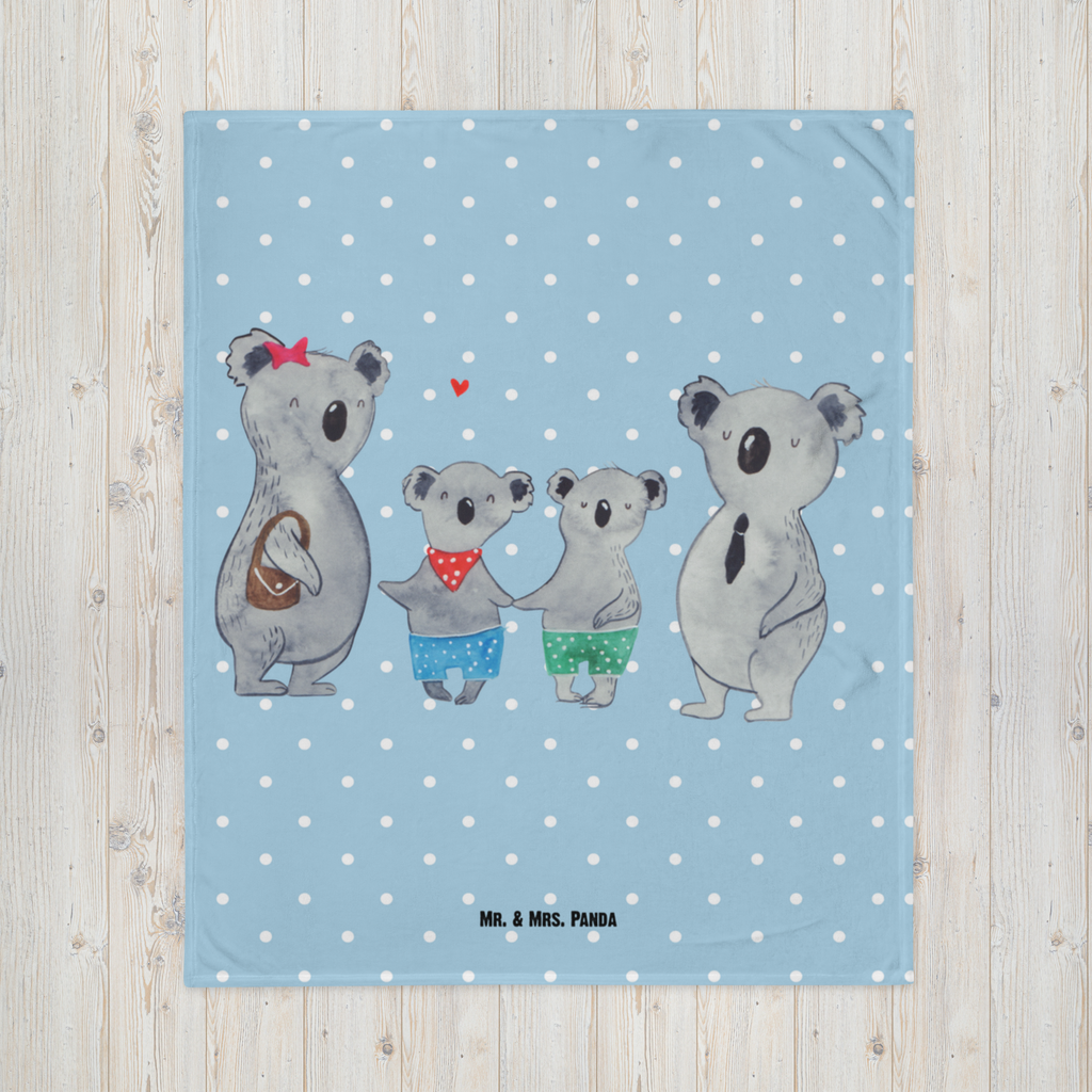 Kuscheldecke Koala Familie zwei