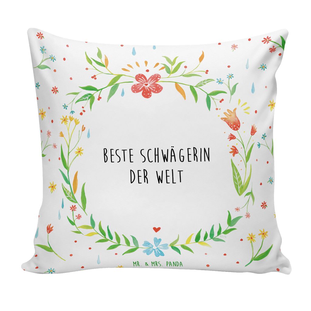 40x40 Kissen Design Frame Barfuß Wiese Schwägerin Kissenhülle, Kopfkissen, Sofakissen, Dekokissen, Motivkissen, Geschenk