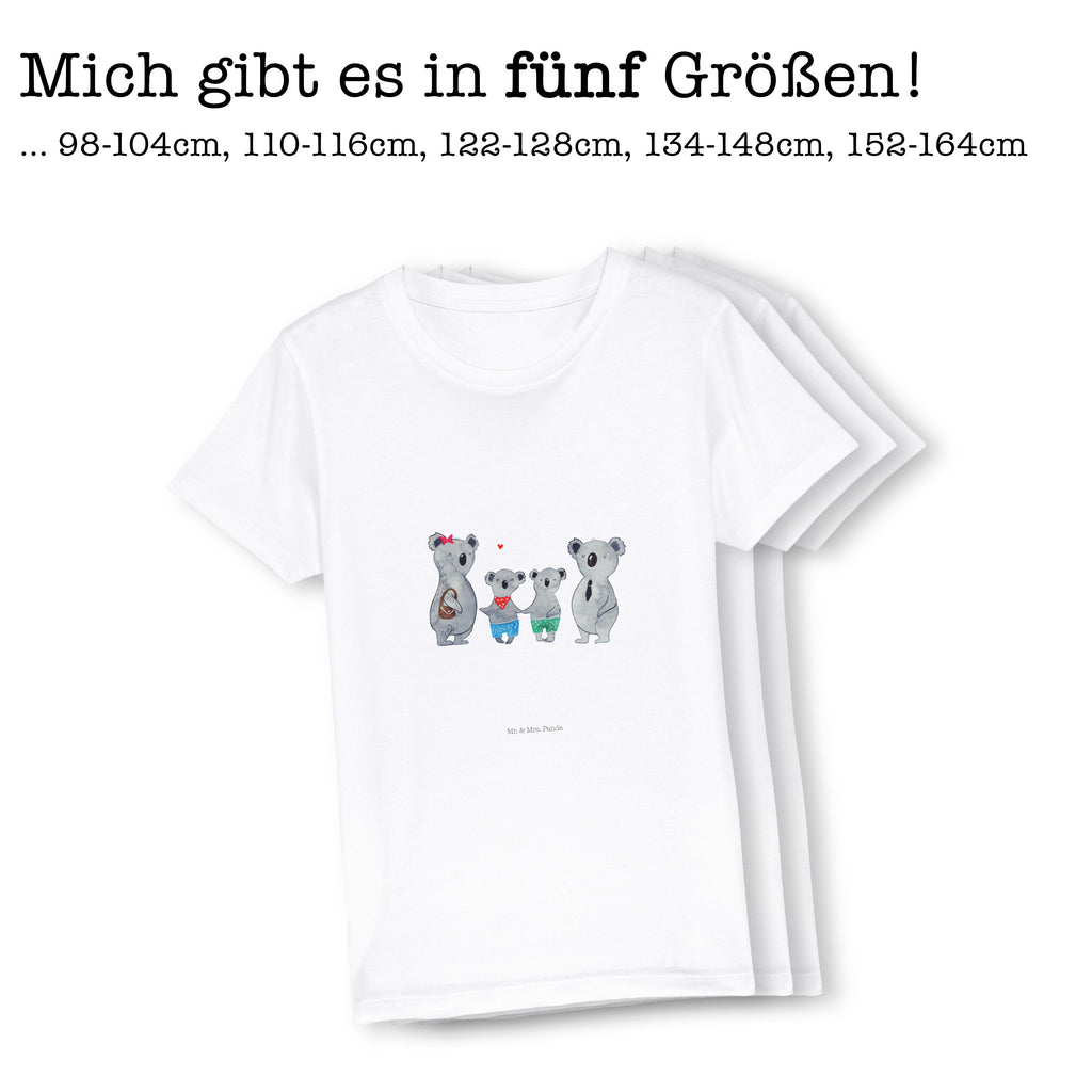 Organic Kinder T-Shirt Koala Familie zwei Kinder T-Shirt, Kinder T-Shirt Mädchen, Kinder T-Shirt Jungen, Familie, Vatertag, Muttertag, Bruder, Schwester, Mama, Papa, Oma, Opa, Koala, Koalabär, beste Familie, Familienzeit, Familienleben, Koalafamilie, Lieblingsfamilie