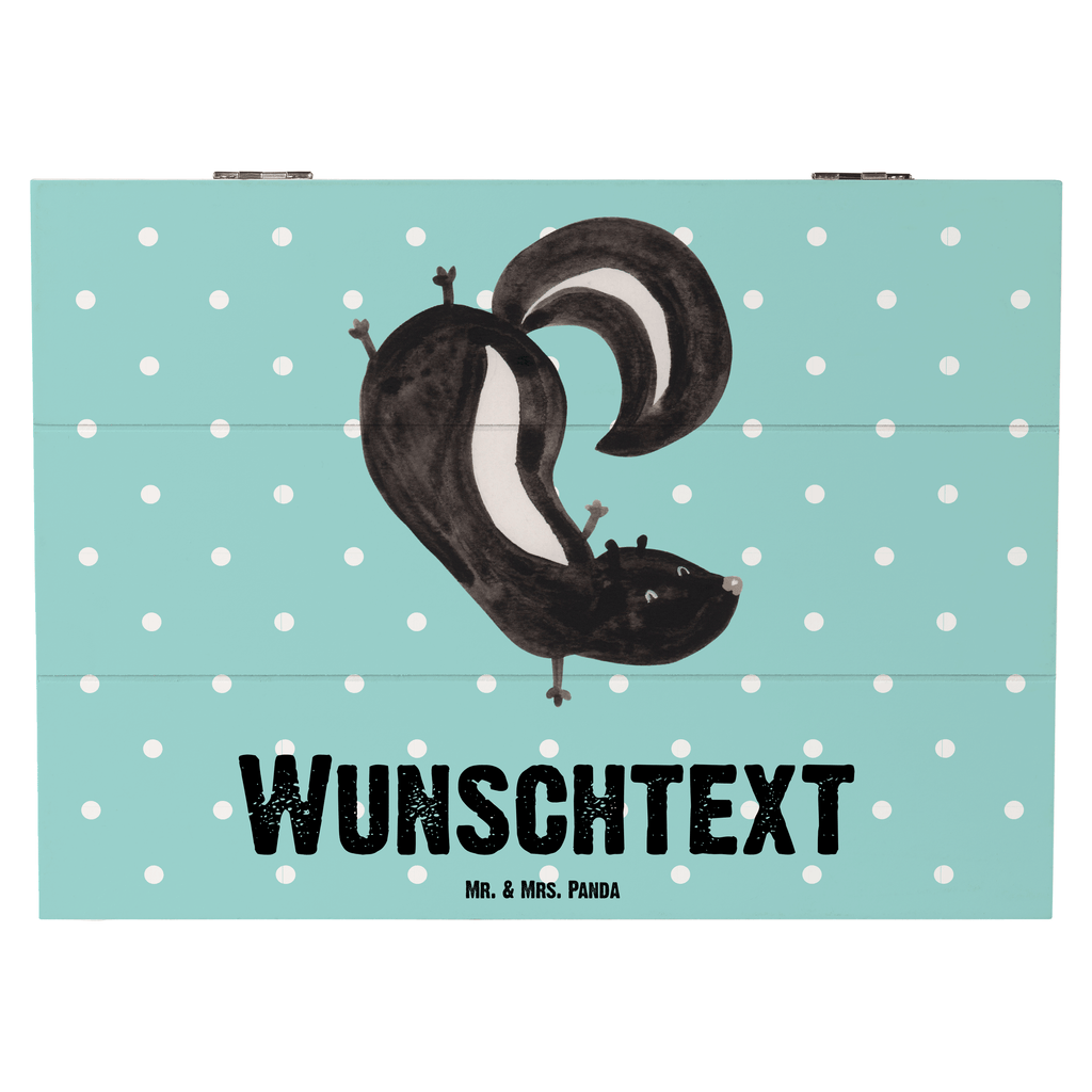 Personalisierte Holzkiste Stinktier Handstand Holzkiste mit Namen, Kiste mit Namen, Schatzkiste mit Namen, Truhe mit Namen, Schatulle mit Namen, Erinnerungsbox mit Namen, Erinnerungskiste, mit Namen, Dekokiste mit Namen, Aufbewahrungsbox mit Namen, Holzkiste Personalisiert, Kiste Personalisiert, Schatzkiste Personalisiert, Truhe Personalisiert, Schatulle Personalisiert, Erinnerungsbox Personalisiert, Erinnerungskiste Personalisiert, Dekokiste Personalisiert, Aufbewahrungsbox Personalisiert, Geschenkbox personalisiert, GEschenkdose personalisiert, Stinktier, Skunk, Wildtier, Raubtier, Stinker, Stinki, Spielplatz, verpielt, Kind