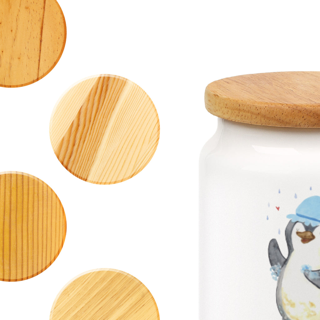 Personalisierte Vorratsdose Pinguin duscht Personalisierte Vorratsdose, Personalisierte Keksdose, Personalisierte Keramikdose, Personalisierte Leckerlidose, Personalisierte Dose, Personalisierter Vorratsbehälter, Personalisierte Aufbewahrungsdose, Pinguin, Pinguine, Dusche, duschen, Lebensmotto, Motivation, Neustart, Neuanfang, glücklich sein