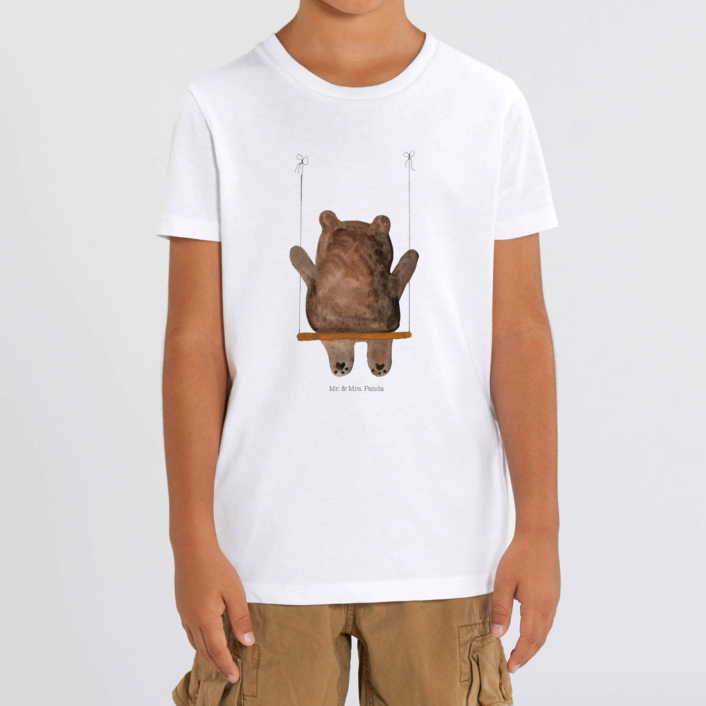 Organic Kinder T-Shirt Bär und Hase Umarmen Kinder T-Shirt, Kinder T-Shirt Mädchen, Kinder T-Shirt Jungen, Liebe, Partner, Freund, Freundin, Ehemann, Ehefrau, Heiraten, Verlobung, Heiratsantrag, Liebesgeschenk, Jahrestag, Hocheitstag, Freunde, bester Freund, Hase, Bär, Bärchen, best friends