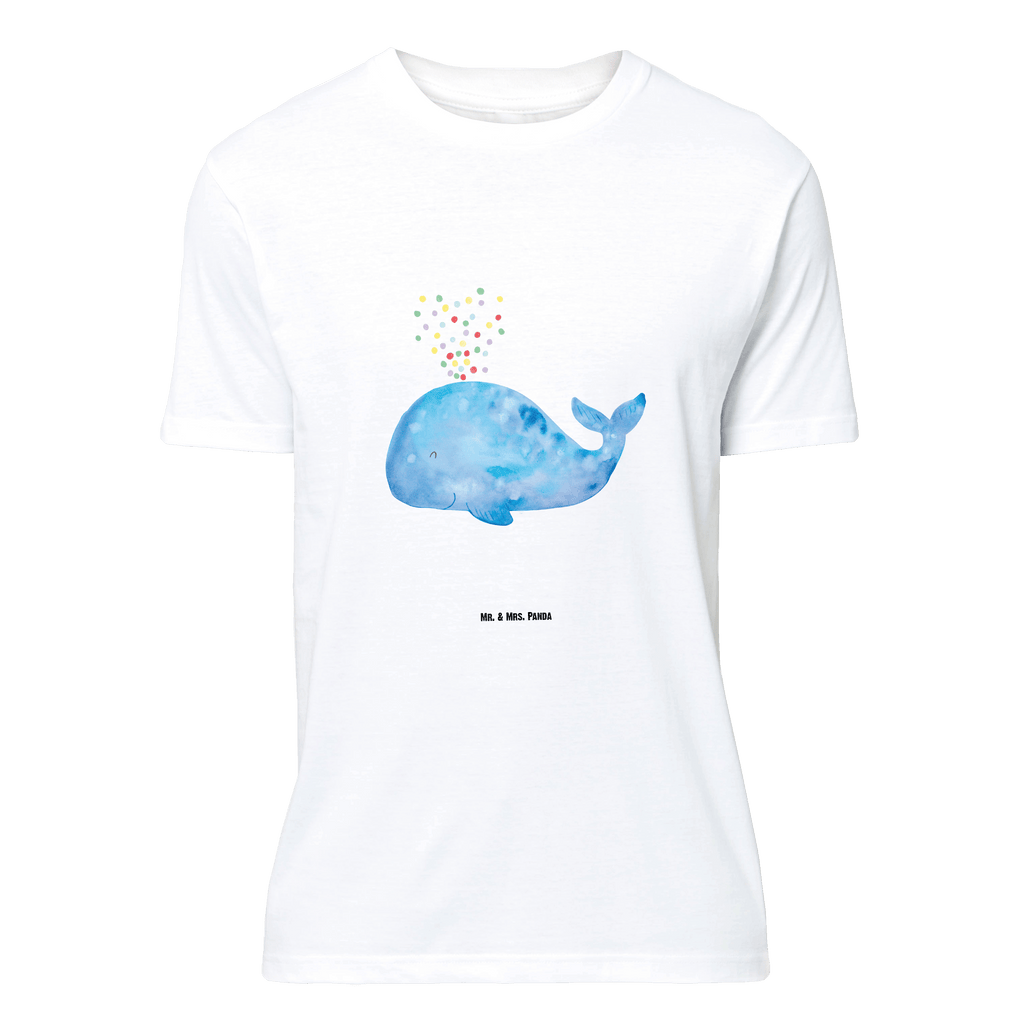 T-Shirt Standard Wal Konfetti T-Shirt, Shirt, Tshirt, Lustiges T-Shirt, T-Shirt mit Spruch, Party, Junggesellenabschied, Jubiläum, Geburstag, Herrn, Damen, Männer, Frauen, Schlafshirt, Nachthemd, Sprüche, Meerestiere, Meer, Urlaub, Wal, Konfetti, Wale, Motivation, Neuanfang, Trennung, Diät, Abnehmen, Neustart, Lebensabschnitt, Geburtstag