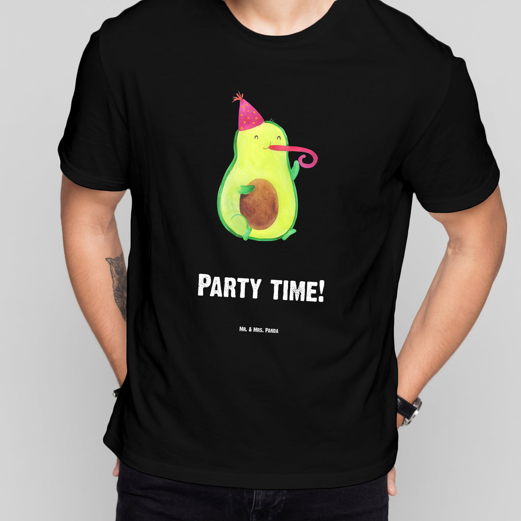 T-Shirt Standard Avocado Party Time T-Shirt, Shirt, Tshirt, Lustiges T-Shirt, T-Shirt mit Spruch, Party, Junggesellenabschied, Jubiläum, Geburstag, Herrn, Damen, Männer, Frauen, Schlafshirt, Nachthemd, Sprüche, Avocado, Veggie, Vegan, Gesund