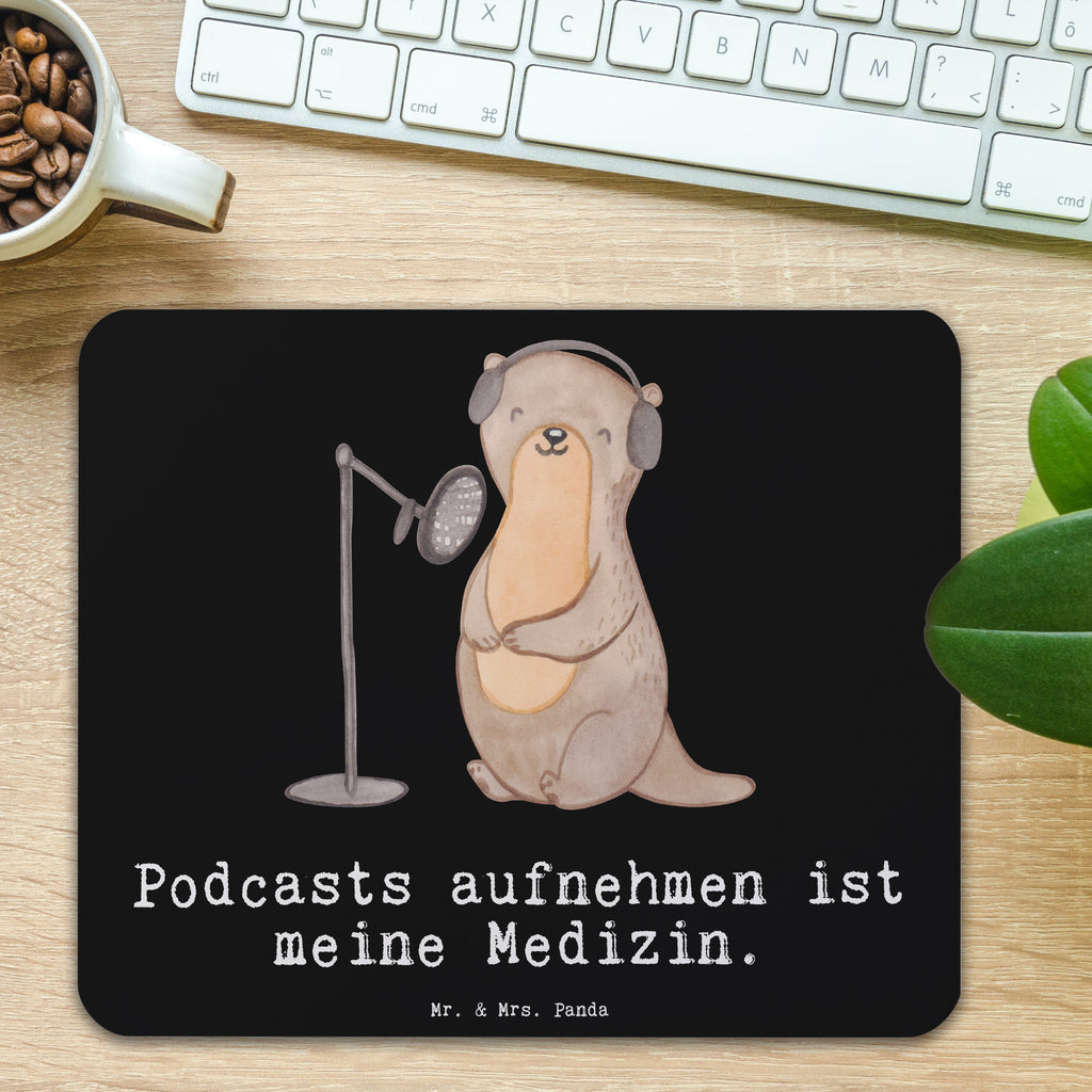 Mauspad Otter Podcast aufnehmen Medizin Mousepad, Computer zubehör, Büroausstattung, PC Zubehör, Arbeitszimmer, Mauspad, Einzigartiges Mauspad, Designer Mauspad, Mausunterlage, Mauspad Büro, Geschenk, Sport, Sportart, Hobby, Schenken, Danke, Dankeschön, Auszeichnung, Gewinn, Sportler, Podcast aufnehmen, Podcast produzieren, Podcasterin, Podcaster