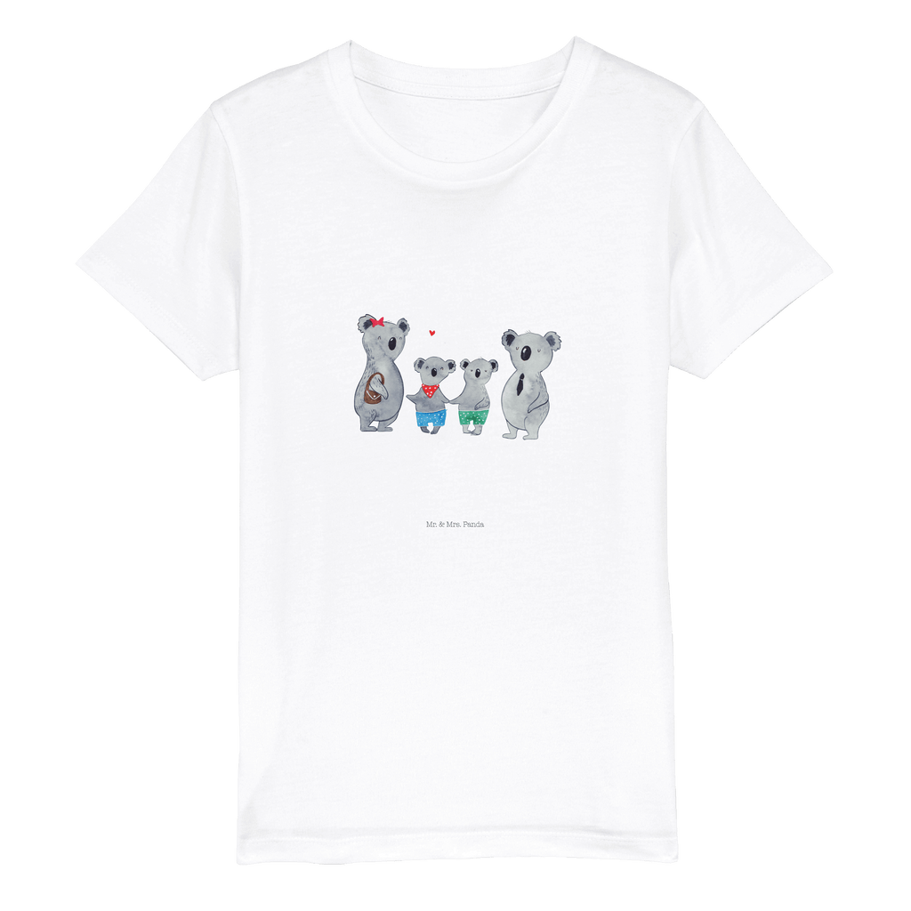 Organic Kinder T-Shirt Koala Familie zwei Kinder T-Shirt, Kinder T-Shirt Mädchen, Kinder T-Shirt Jungen, Familie, Vatertag, Muttertag, Bruder, Schwester, Mama, Papa, Oma, Opa, Koala, Koalabär, beste Familie, Familienzeit, Familienleben, Koalafamilie, Lieblingsfamilie