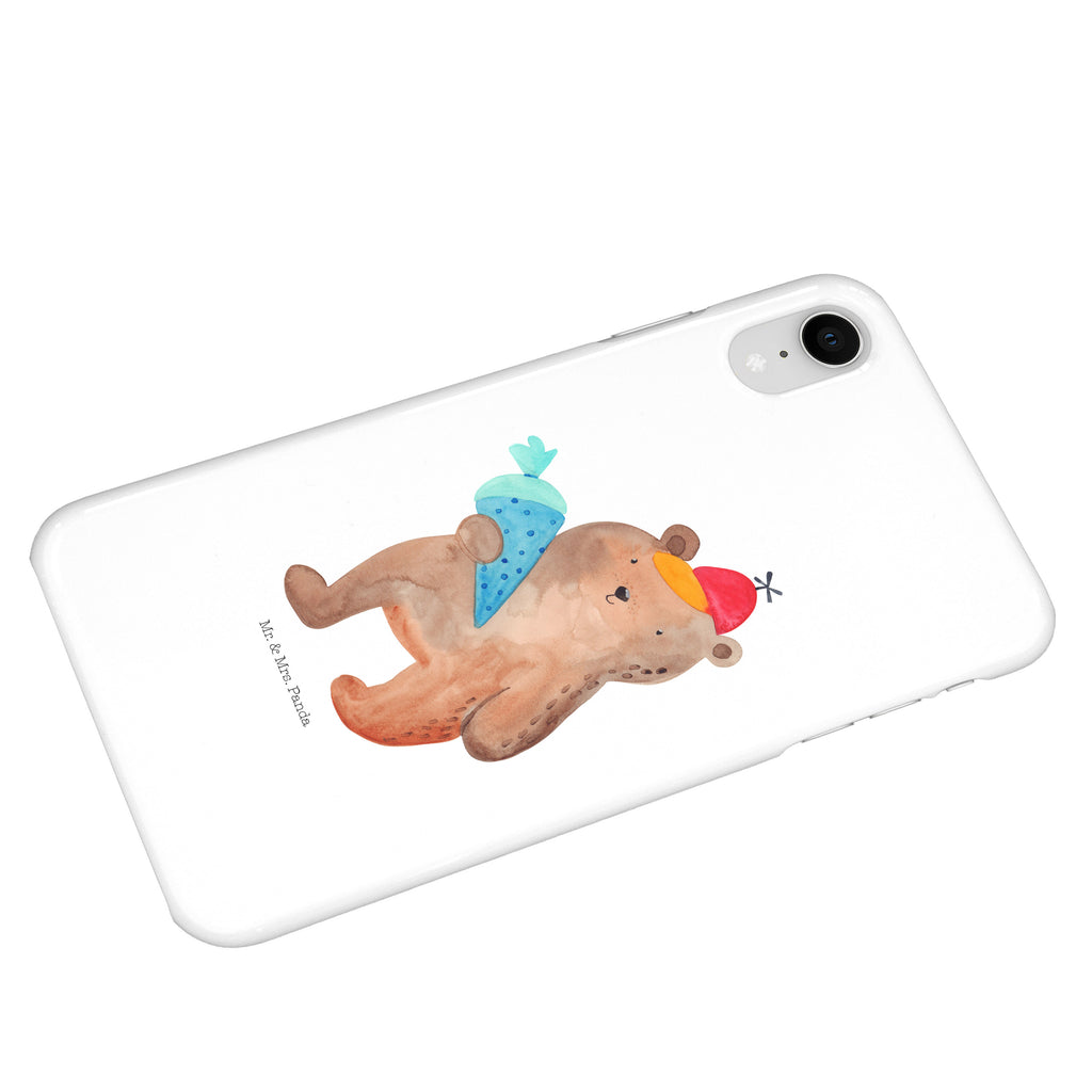 Handyhülle Bär Schultüte Handyhülle, Handycover, Cover, Handy, Hülle, Iphone 10, Iphone X, Bär, Teddy, Teddybär, Bär Motiv, Schultüte, Erster Schultag Geschenk, Einschulung Geschenk, Schule Geschenk, Grundschule, Schulanfang, Schulbeginn