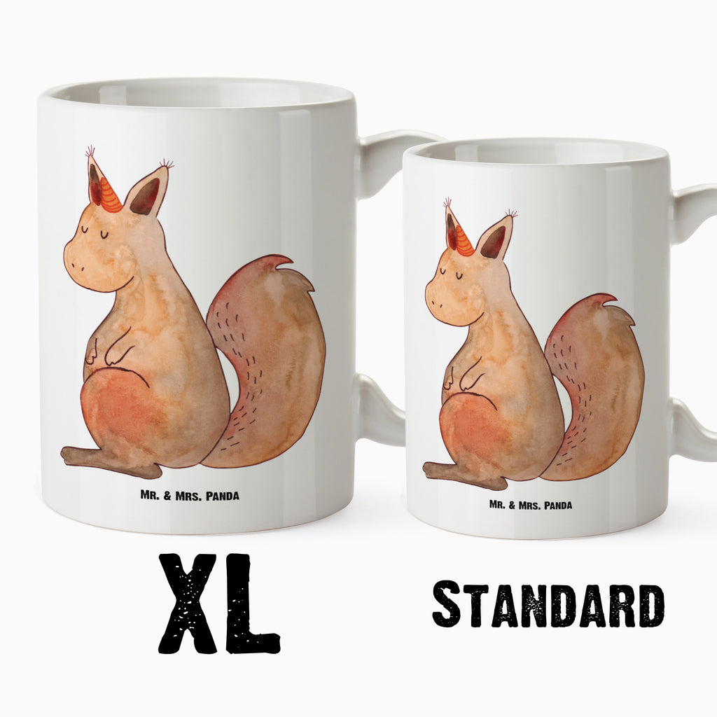 XL Tasse Einhörnchen Glaube XL Tasse, Große Tasse, Grosse Kaffeetasse, XL Becher, XL Teetasse, spülmaschinenfest, Jumbo Tasse, Groß, Einhorn, Einhörner, Einhorn Deko, Pegasus, Unicorn, Einhörnchen, Eichhörnchen, Eichhorn