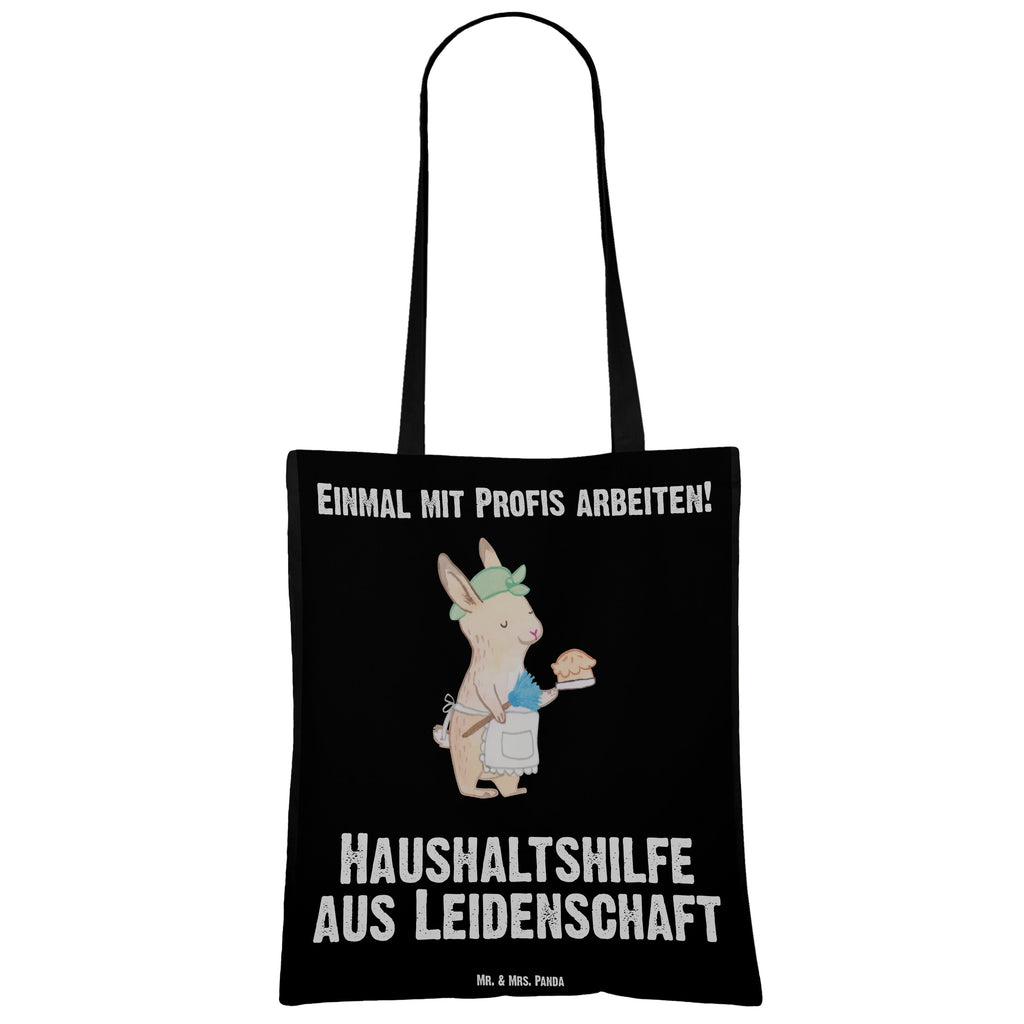 Tragetasche Haushaltshilfe aus Leidenschaft Beuteltasche, Beutel, Einkaufstasche, Jutebeutel, Stoffbeutel, Tasche, Shopper, Umhängetasche, Strandtasche, Schultertasche, Stofftasche, Tragetasche, Badetasche, Jutetasche, Einkaufstüte, Laptoptasche, Beruf, Ausbildung, Jubiläum, Abschied, Rente, Kollege, Kollegin, Geschenk, Schenken, Arbeitskollege, Mitarbeiter, Firma, Danke, Dankeschön, Haushaltshilfe, Putzfrau, Reinigungskraft