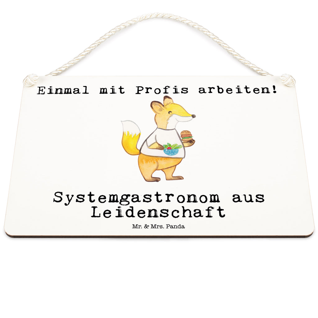 Deko Schild Systemgastronom aus Leidenschaft Dekoschild, Deko Schild, Schild, Tür Schild, Türschild, Holzschild, Wandschild, Wanddeko, Beruf, Ausbildung, Jubiläum, Abschied, Rente, Kollege, Kollegin, Geschenk, Schenken, Arbeitskollege, Mitarbeiter, Firma, Danke, Dankeschön