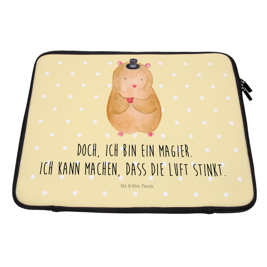 Notebook Tasche Hamster mit Hut Notebook Tasche, Laptop, Computertasche, Tasche, Notebook-Tasche, Notebook-Reisehülle, Notebook Schutz, Tiermotive, Gute Laune, lustige Sprüche, Tiere, Hamster, Hut, Magier, Zylinder, Zwerghamster, Zauberer