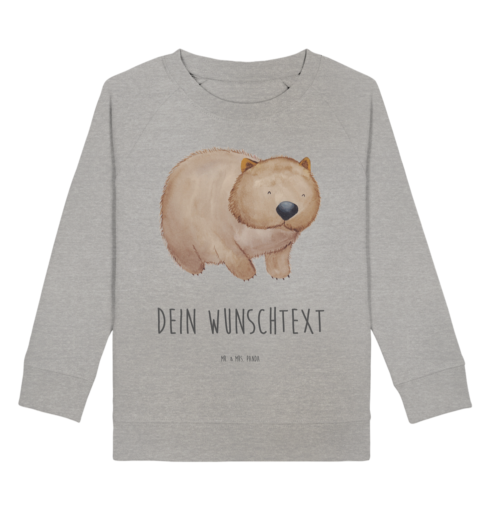 Personalisierter Kinder Pullover Wombat Personalisierter Kinder Pullover, Personalisiertes Kinder Sweatshirt, Jungen, Mädchen, Tiermotive, Gute Laune, lustige Sprüche, Tiere, Wombat, Das Leben ist schön, Motivation, Spruch, Australien