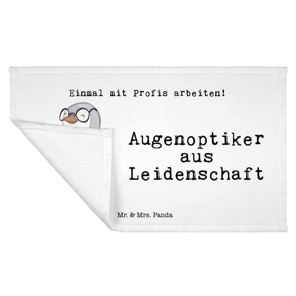 Handtuch Augenoptiker aus Leidenschaft Gästetuch, Reisehandtuch, Sport Handtuch, Frottier, Kinder Handtuch, Beruf, Ausbildung, Jubiläum, Abschied, Rente, Kollege, Kollegin, Geschenk, Schenken, Arbeitskollege, Mitarbeiter, Firma, Danke, Dankeschön, Augenoptiker, Optiker, Augenarzt, Optometrist, Brillenverkäufer, Brillengeschäft, Eröffnung