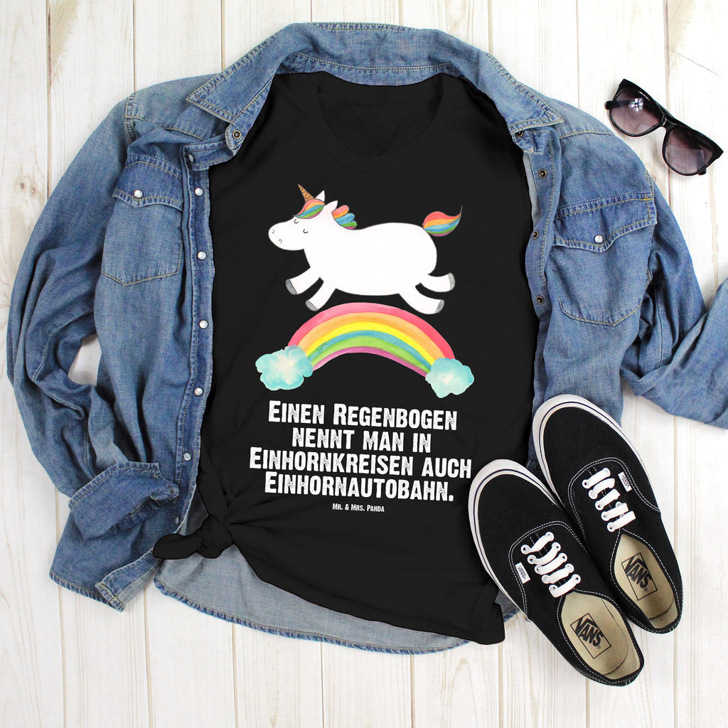 T-Shirt Standard Einhorn Regenbogen T-Shirt, Shirt, Tshirt, Lustiges T-Shirt, T-Shirt mit Spruch, Party, Junggesellenabschied, Jubiläum, Geburstag, Herrn, Damen, Männer, Frauen, Schlafshirt, Nachthemd, Sprüche, Einhorn, Einhörner, Einhorn Deko, Pegasus, Unicorn, Regenbogen, Glitzer, Einhornpower, Erwachsenwerden, Einhornautobahn