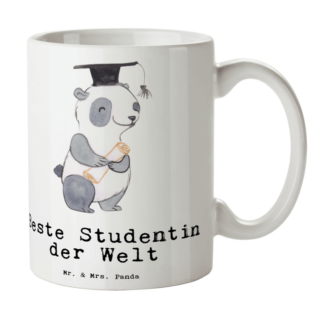 Tasse Panda Beste Studentin der Welt Tasse, Kaffeetasse, Teetasse, Becher, Kaffeebecher, Teebecher, Keramiktasse, Porzellantasse, Büro Tasse, Geschenk Tasse, Tasse Sprüche, Tasse Motive, Kaffeetassen, Tasse bedrucken, Designer Tasse, Cappuccino Tassen, Schöne Teetassen, für, Dankeschön, Geschenk, Schenken, Geburtstag, Geburtstagsgeschenk, Geschenkidee, Danke, Bedanken, Mitbringsel, Freude machen, Geschenktipp, Studentin, Studium, Tochter, Spaß, Musterschülerin, lustig, Studienabschluss, witzig, Universität, Abschluss, Alumni, Uni, Studenten, Hochschule