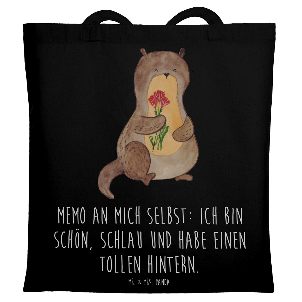 Tragetasche Otter Blumenstrauß Beuteltasche, Beutel, Einkaufstasche, Jutebeutel, Stoffbeutel, Tasche, Shopper, Umhängetasche, Strandtasche, Schultertasche, Stofftasche, Tragetasche, Badetasche, Jutetasche, Einkaufstüte, Laptoptasche, Otter, Fischotter, Seeotter, Otter Seeotter See Otter