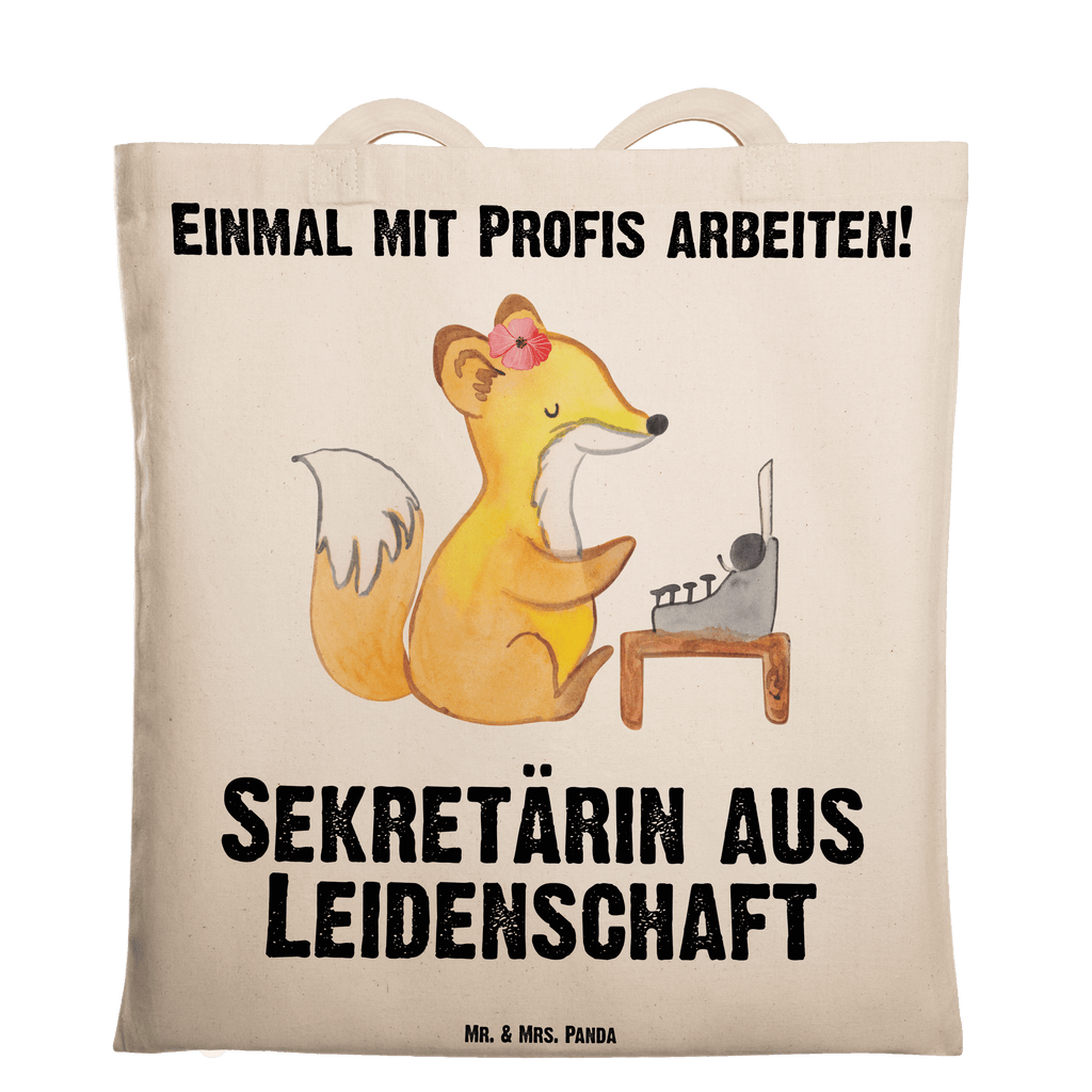 Tragetasche Sekretärin aus Leidenschaft Beuteltasche, Beutel, Einkaufstasche, Jutebeutel, Stoffbeutel, Tasche, Shopper, Umhängetasche, Strandtasche, Schultertasche, Stofftasche, Tragetasche, Badetasche, Jutetasche, Einkaufstüte, Laptoptasche, Beruf, Ausbildung, Jubiläum, Abschied, Rente, Kollege, Kollegin, Geschenk, Schenken, Arbeitskollege, Mitarbeiter, Firma, Danke, Dankeschön