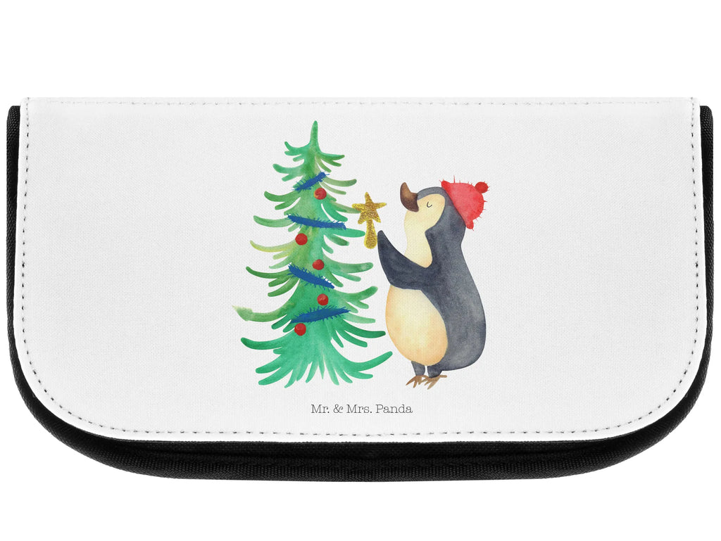 Kosmetiktasche Pinguin Weihnachtsbaum Kosmetikbeutel, Kulturtasche, Kulturbeutel, Schminktasche, Make-Up Tasche, Kosmetiktasche, Beauty Bag, Kosmetiktasche Damen, Make Up Tasche, Kosmetik Tasche, Kosmetiktasche Klein, Kleine Kosmetiktasche, Schminktasche Klein, Kosmetiktasche Mit Fächern, Schminktäschen, Schminke Tasche, Kosmetiktaschen Damen, Beauty Case, Schmink Täschchen, Winter, Weihnachten, Weihnachtsdeko, Nikolaus, Advent, Heiligabend, Wintermotiv, Pinguin