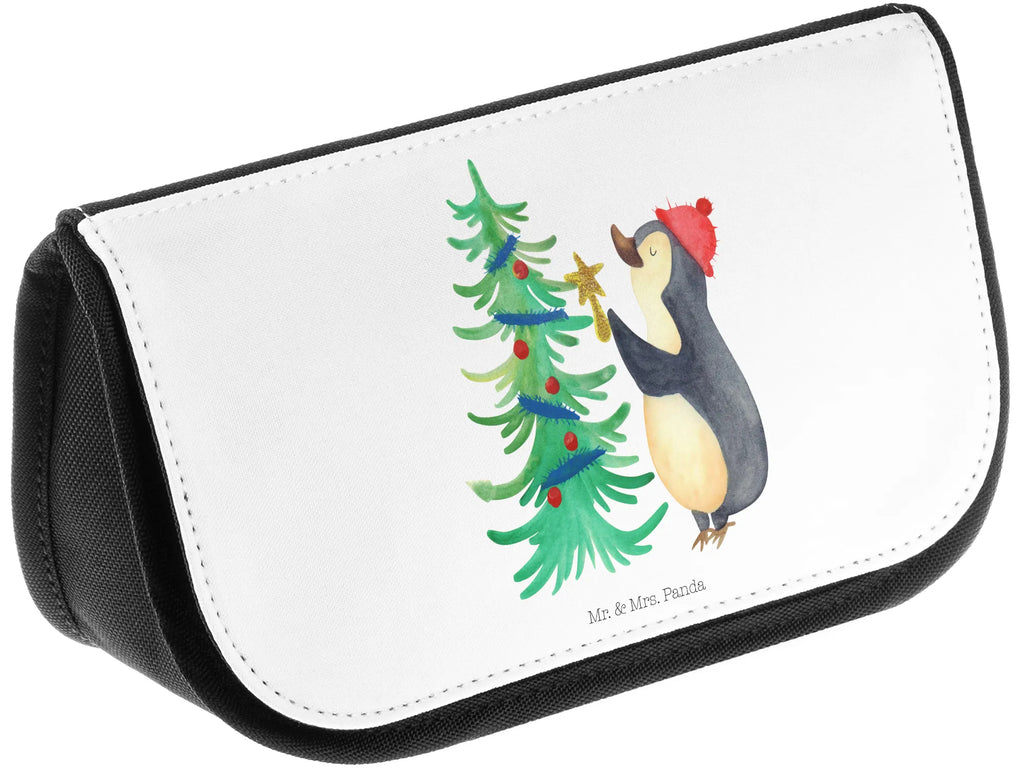 Kosmetiktasche Pinguin Weihnachtsbaum Kosmetikbeutel, Kulturtasche, Kulturbeutel, Schminktasche, Make-Up Tasche, Kosmetiktasche, Beauty Bag, Kosmetiktasche Damen, Make Up Tasche, Kosmetik Tasche, Kosmetiktasche Klein, Kleine Kosmetiktasche, Schminktasche Klein, Kosmetiktasche Mit Fächern, Schminktäschen, Schminke Tasche, Kosmetiktaschen Damen, Beauty Case, Schmink Täschchen, Winter, Weihnachten, Weihnachtsdeko, Nikolaus, Advent, Heiligabend, Wintermotiv, Pinguin