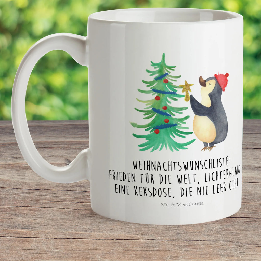 Kindertasse Pinguin Weihnachtsbaum Kindertasse, Kinder Tasse, Kunststoff Tasse, Kindergarten Tasse, Trinkbecher, Camping Becher, Kaffeetasse, Kunststoffbecher, Kindergartenbecher, Outdoorgeschirr, Kunststoffgeschirr, Reisebecher, Reisetasse, Kinderbecher, Bruchfeste Tasse, Bruchsichere Tasse, Plastik Tasse, Plastiktasse, Winter, Weihnachten, Weihnachtsdeko, Nikolaus, Advent, Heiligabend, Wintermotiv, Pinguin