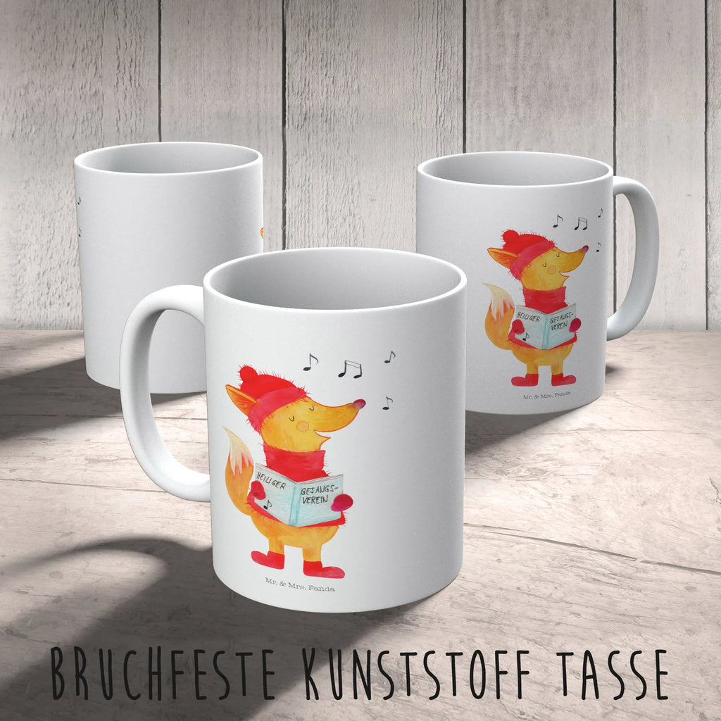 Kindertasse Fuchs Sänger Kindertasse, Kinder Tasse, Kunststoff Tasse, Kindergarten Tasse, Trinkbecher, Camping Becher, Kaffeetasse, Kunststoffbecher, Kindergartenbecher, Outdoorgeschirr, Kunststoffgeschirr, Reisebecher, Reisetasse, Kinderbecher, Bruchfeste Tasse, Bruchsichere Tasse, Plastik Tasse, Plastiktasse, Winter, Weihnachten, Weihnachtsdeko, Nikolaus, Advent, Heiligabend, Wintermotiv, Fuchs, Füchse, Sänger, Geschenk Sänger, Singen, Weihnachtslieder