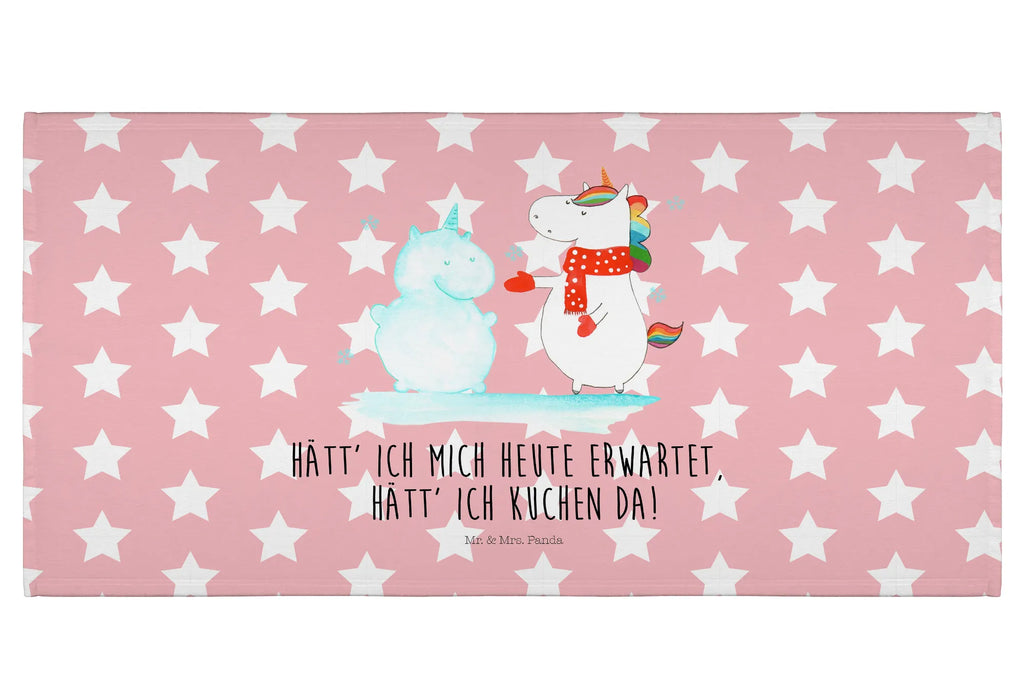 Handtuch Einhorn Schneemann Handtuch, Badehandtuch, Badezimmer, Handtücher, groß, Kinder, Baby, Einhorn, Einhörner, Einhorn Deko, Pegasus, Unicorn, Schneemann, Winter, Schnee, Kuchen, Weihnachten, kalt, Mütze, Handschuhe, X-Mas