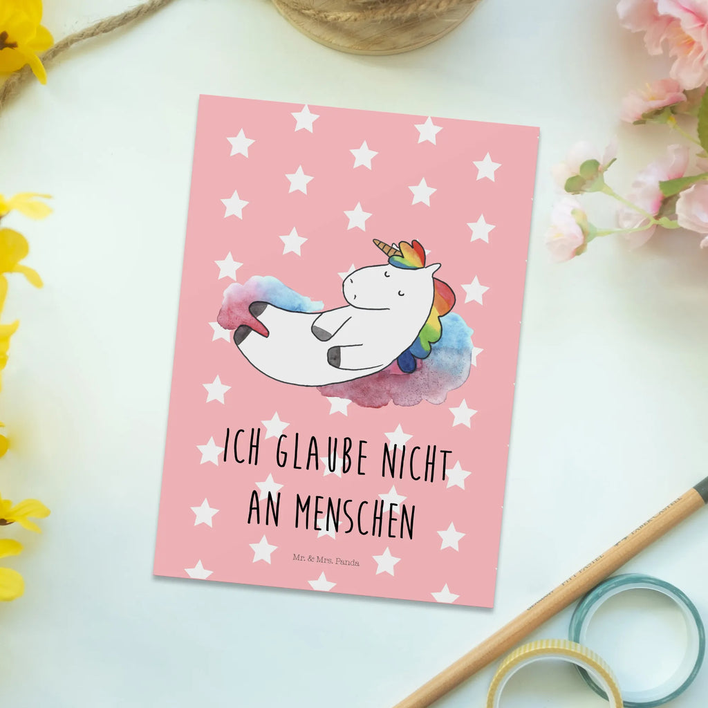 Postkarte Einhorn Wolke 7 Postkarte, Karte, Geschenkkarte, Grußkarte, Einladung, Ansichtskarte, Geburtstagskarte, Einladungskarte, Dankeskarte, Ansichtskarten, Einladung Geburtstag, Einladungskarten Geburtstag, Einhorn, Einhörner, Einhorn Deko, Pegasus, Unicorn, verliebt, Menschen, witzig, lustig, Geschenk, Glaube, Realität, Lächeln