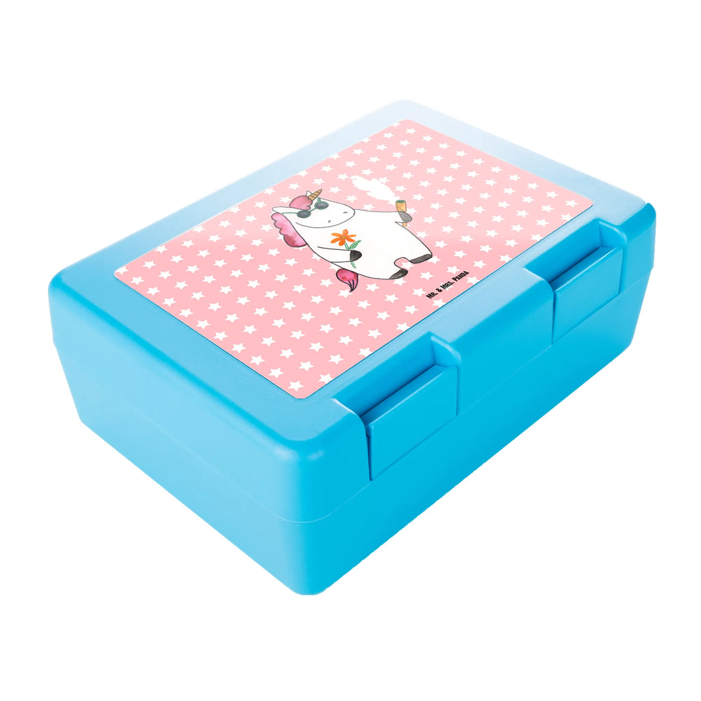 Brotdose Einhorn Woodstock Brotbox, Snackbox, Lunch box, Butterbrotdose, Brotzeitbox, Einhorn, Einhörner, Einhorn Deko, Pegasus, Unicorn, Kiffen, Joint, Zigarette, Alkohol, Party, Spaß. lustig, witzig, Woodstock