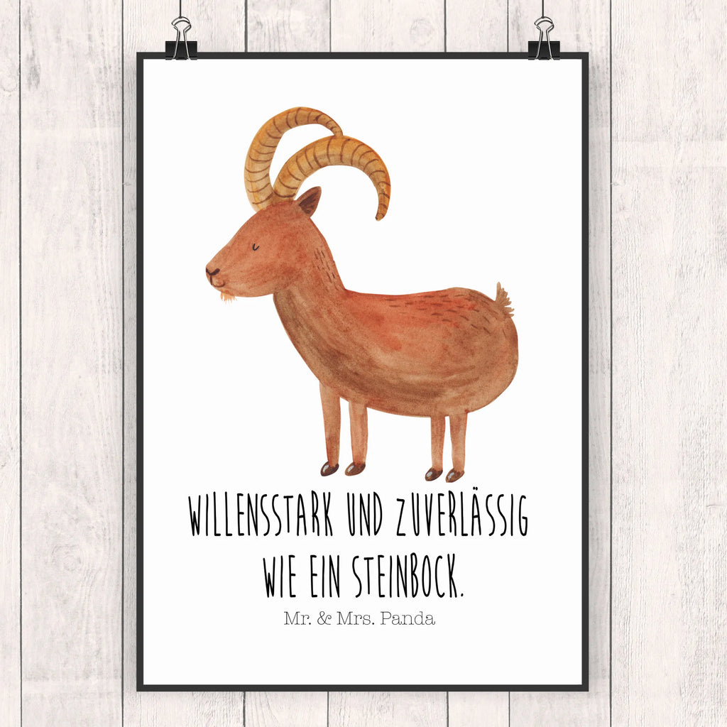 Poster Sternzeichen Steinbock Poster, Wandposter, Bild, Wanddeko, Küchenposter, Kinderposter, Wanddeko Bild, Raumdekoration, Wanddekoration, Handgemaltes Poster, Mr. & Mrs. Panda Poster, Designposter, Kunstdruck, Posterdruck, Tierkreiszeichen, Sternzeichen, Horoskop, Astrologie, Aszendent, Steinböcke, Steinbock Geschenk, Steinbock Sternzeichen, Geschenk Dezember, Geschenk Januar, Geburtstag Dezember, Geburtstag Januar, Ziege, Bock