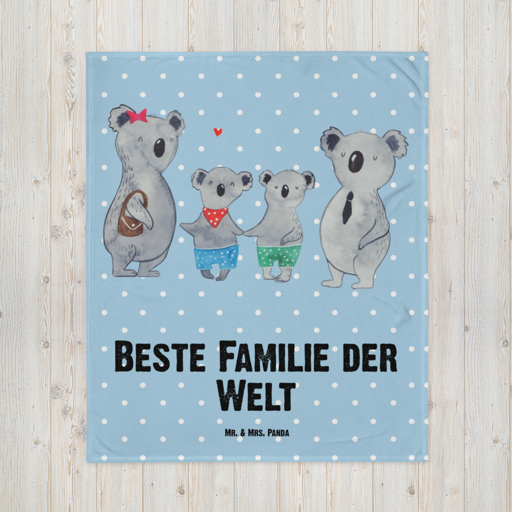 Kuscheldecke Koala Familie zwei