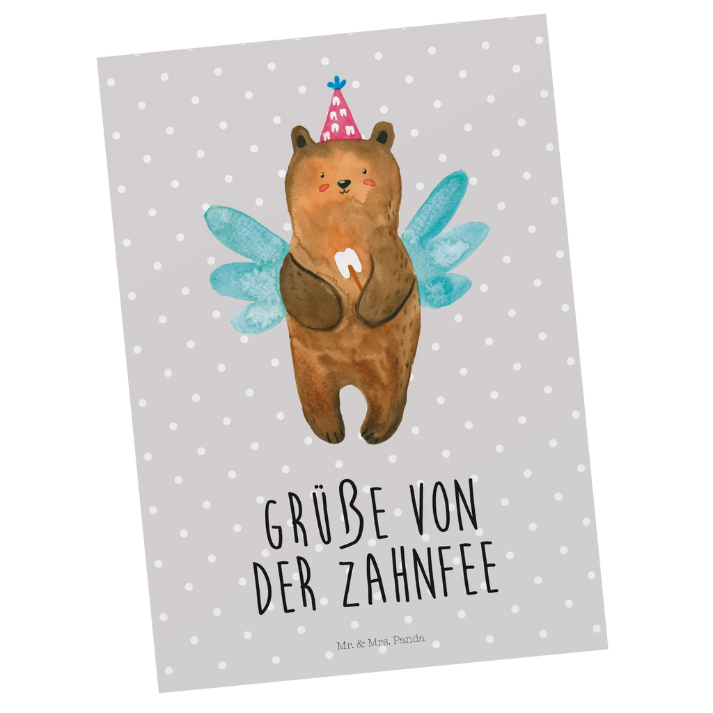 Postkarte Bär Zahnfee Postkarte, Karte, Geschenkkarte, Grußkarte, Einladung, Ansichtskarte, Geburtstagskarte, Einladungskarte, Dankeskarte, Ansichtskarten, Einladung Geburtstag, Einladungskarten Geburtstag, Bär, Teddy, Teddybär, Zahnfee, Fee, Milchzahn, Erster Zahn