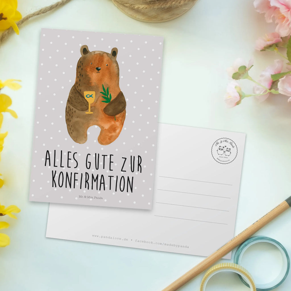 Postkarte Bär Konfirmation Postkarte, Karte, Geschenkkarte, Grußkarte, Einladung, Ansichtskarte, Geburtstagskarte, Einladungskarte, Dankeskarte, Ansichtskarten, Einladung Geburtstag, Einladungskarten Geburtstag, Bär, Teddy, Teddybär, Konfirmation, Kirche, evangelisch, Gottesdienst