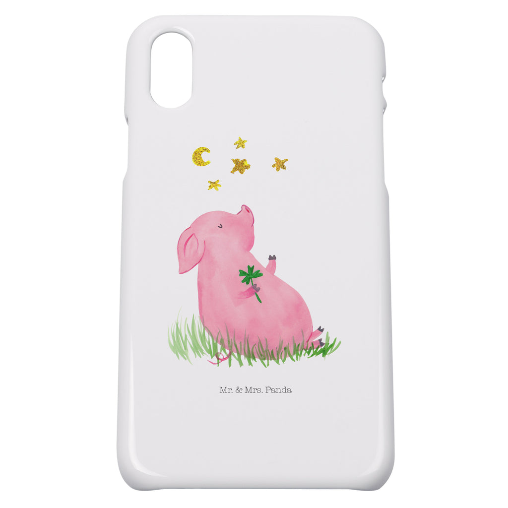 Handyhülle Schwein Glück Handyhülle, Handycover, Cover, Handy, Hülle, Iphone 10, Iphone X, Tiermotive, Gute Laune, lustige Sprüche, Tiere, Glücksschwein. Glück, Schwein, Schweinchen, Sterne, Sernchen, Ziele, Träume, Motivation, Glücksbringer