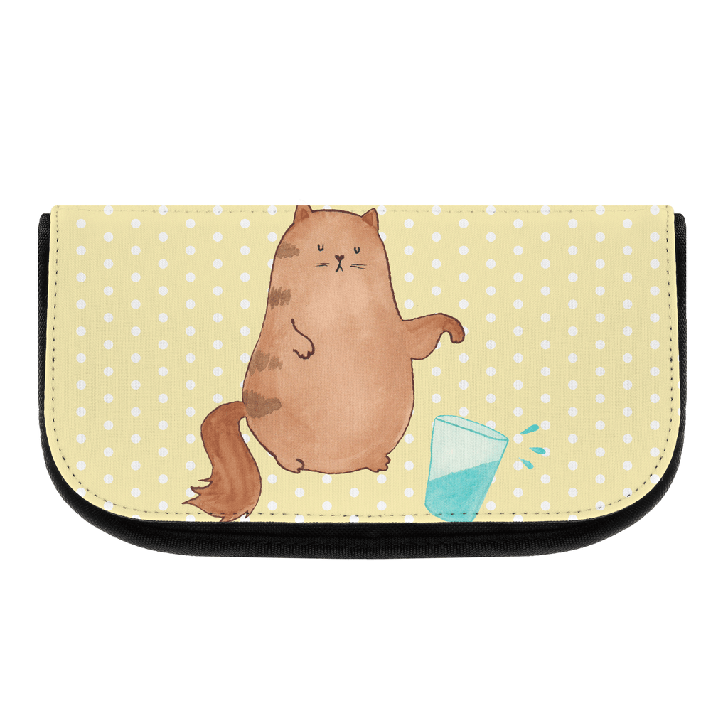 Kosmetiktasche Katze Wasserglas Kosmetikbeutel, Kulturtasche, Kulturbeutel, Schminktasche, Make-Up Tasche, Kosmetiktasche, Beauty Bag, Kosmetiktasche Damen, Make Up Tasche, Kosmetik Tasche, Kosmetiktasche Klein, Kleine Kosmetiktasche, Schminktasche Klein, Kosmetiktasche Mit Fächern, Schminktäschen, Schminke Tasche, Kosmetiktaschen Damen, Beauty Case, Schmink Täschchen, Katze, Katzenmotiv, Katzenfan, Katzendeko, Katzenfreund, Katzenliebhaber, Katzenprodukte, Katzenartikel, Katzenaccessoires, Katzensouvenirs, Katzenliebhaberprodukte, Katzenmotive, Katzen, Kater, Mietze, Cat, Cats, Katzenhalter, Katzenbesitzerin, Haustier, Wasser, Glas