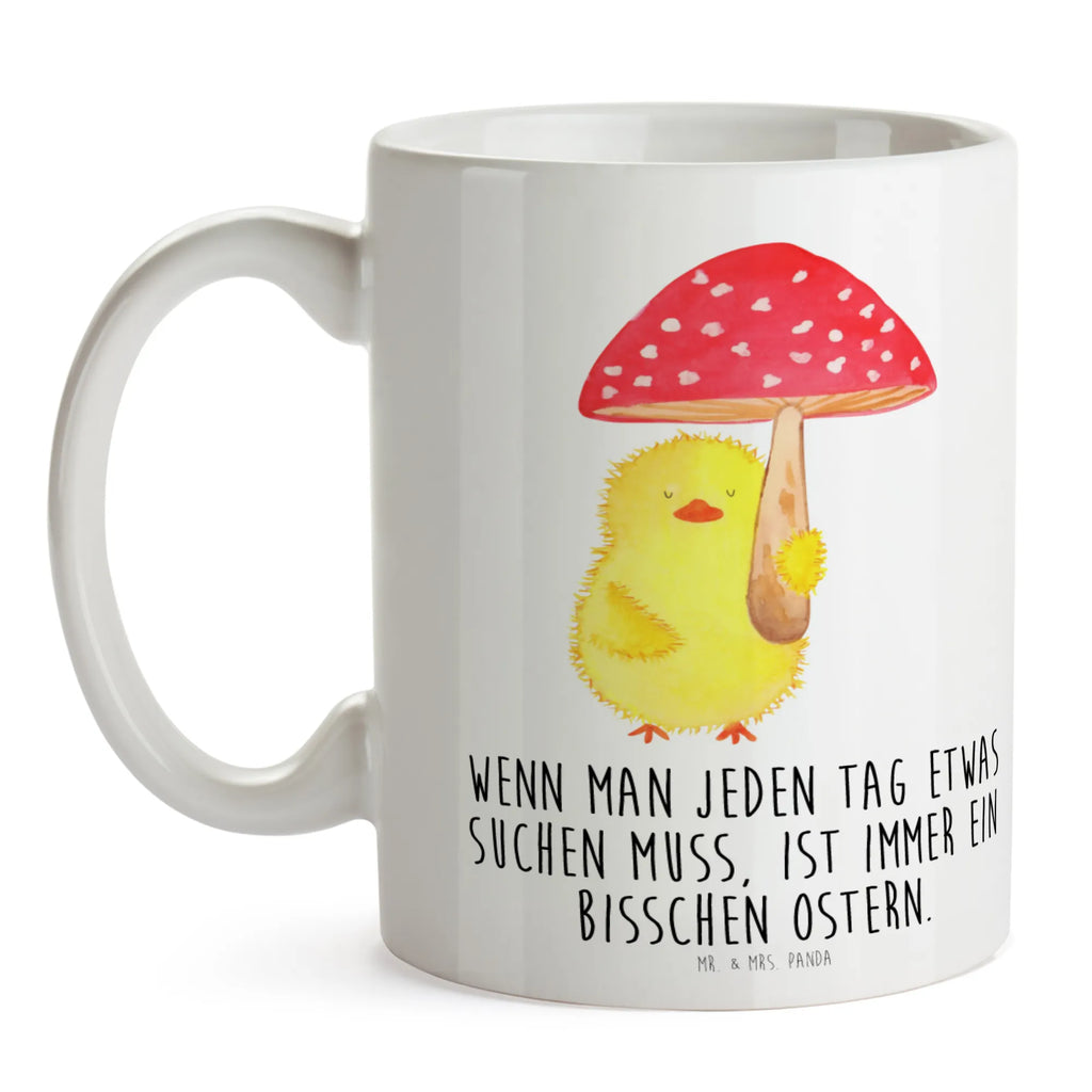 Tasse Küken Fliegenpilz Tasse, Kaffeetasse, Teetasse, Becher, Kaffeebecher, Teebecher, Keramiktasse, Porzellantasse, Büro Tasse, Geschenk Tasse, Tasse Sprüche, Tasse Motive, Kaffeetassen, Tasse bedrucken, Designer Tasse, Cappuccino Tassen, Schöne Teetassen, Ostern, Osterhase, Ostergeschenke, Osternest, Osterdeko, Geschenke zu Ostern, Ostern Geschenk, Ostergeschenke Kinder, Ostern Kinder, Küken, Fliegenpilz, Glückspilz, Frohe Ostern, Ostergrüße