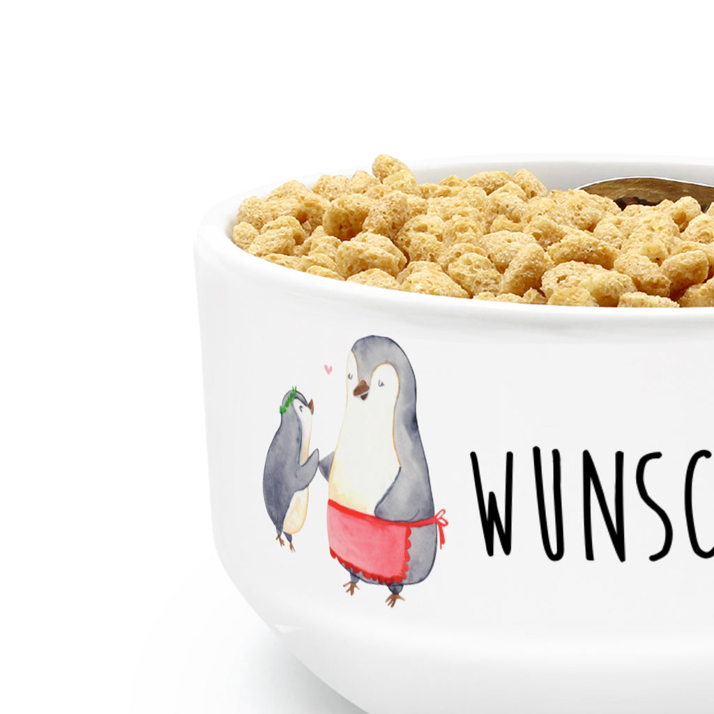 Personalisierte Müslischale Pinguin mit Kind Müslischale, Müslischüssel, Früstücksschüssel, Schüssel, Keramik Schüssel, Dessertschüssel, Salatschüssel, Suppenschüssel, Obstschale, Porzellan Schale, Snackschale, Familie, Vatertag, Muttertag, Bruder, Schwester, Mama, Papa, Oma, Opa, Geschenk, Mami, Mutti, Mutter, Geburststag