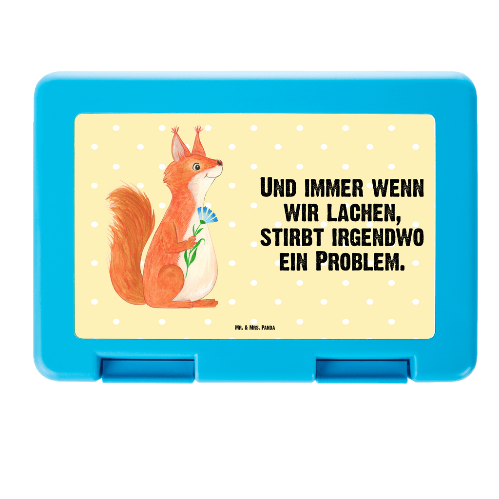 Brotdose Eichhörnchen Blume Brotbox, Snackbox, Lunch box, Butterbrotdose, Brotzeitbox, Tiermotive, Gute Laune, lustige Sprüche, Tiere, Eichhörnchen, Eichhorn, Spruch positiv, Lachen, Spaß, Motivation Sprüche, Motivation Bilder, glücklich Spruch, Spruch Deko