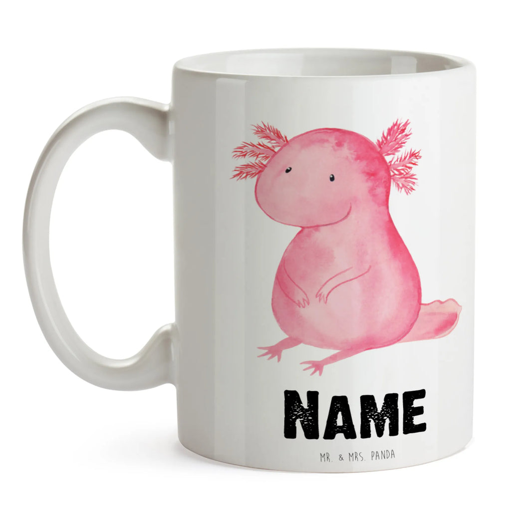 Personalisierte Tasse Axolotl null Personalisierte Tasse, Namenstasse, Wunschname, Personalisiert, Tasse, Namen, Drucken, Tasse mit Namen, Axolotl, Molch, Axolot, vergnügt, fröhlich, zufrieden, Lebensstil, Weisheit, Lebensweisheit, Liebe, Freundin