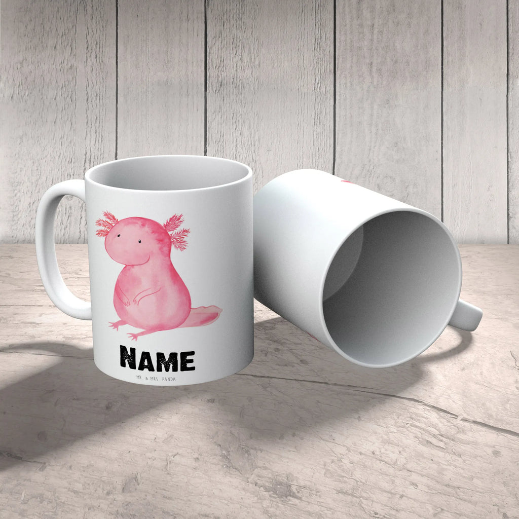 Personalisierte Tasse Axolotl null Personalisierte Tasse, Namenstasse, Wunschname, Personalisiert, Tasse, Namen, Drucken, Tasse mit Namen, Axolotl, Molch, Axolot, vergnügt, fröhlich, zufrieden, Lebensstil, Weisheit, Lebensweisheit, Liebe, Freundin