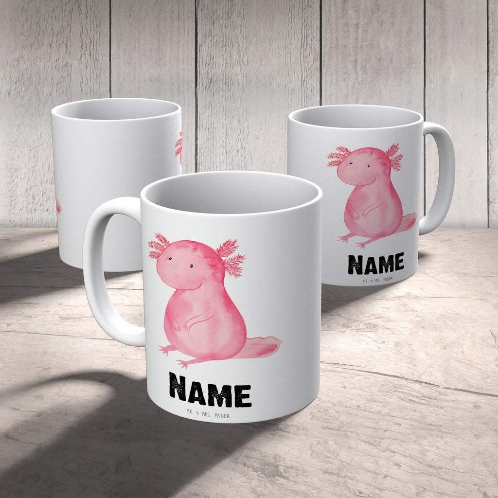 Personalisierte Tasse Axolotl null Personalisierte Tasse, Namenstasse, Wunschname, Personalisiert, Tasse, Namen, Drucken, Tasse mit Namen, Axolotl, Molch, Axolot, vergnügt, fröhlich, zufrieden, Lebensstil, Weisheit, Lebensweisheit, Liebe, Freundin