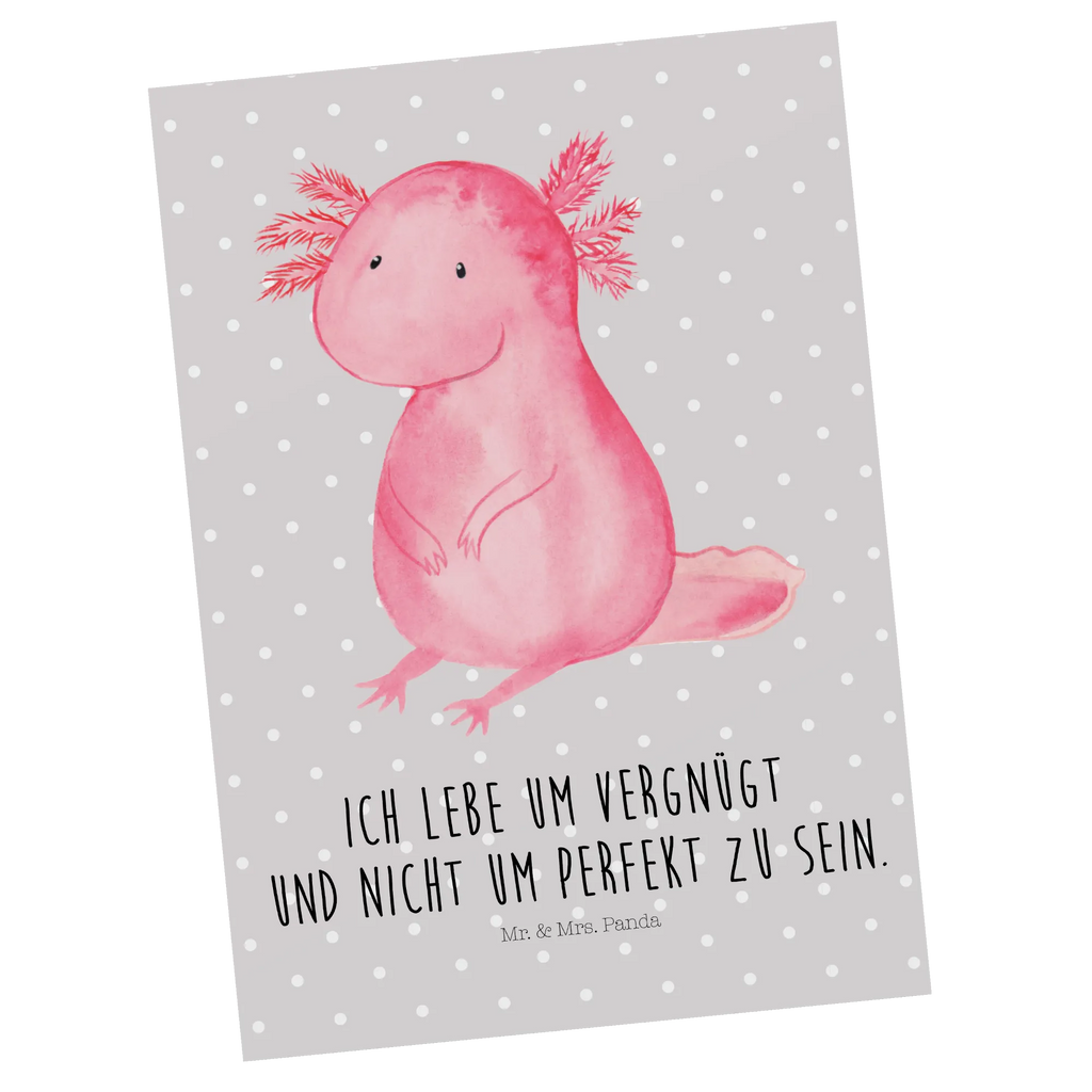 Postkarte Axolotl Postkarte, Karte, Geschenkkarte, Grußkarte, Einladung, Ansichtskarte, Geburtstagskarte, Einladungskarte, Dankeskarte, Ansichtskarten, Einladung Geburtstag, Einladungskarten Geburtstag, Axolotl, Molch, Axolot, vergnügt, fröhlich, zufrieden, Lebensstil, Weisheit, Lebensweisheit, Liebe, Freundin