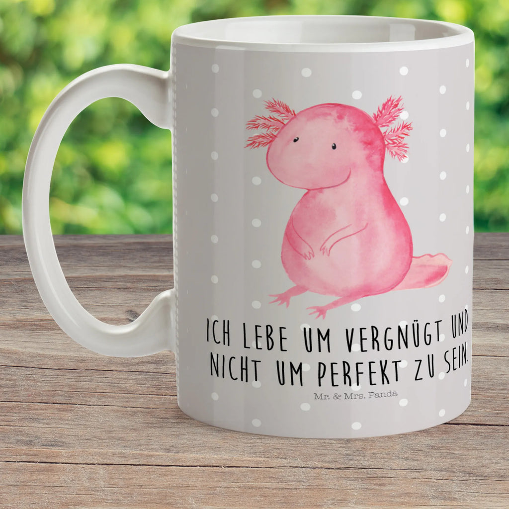 Kindertasse Axolotl null Kindertasse, Kinder Tasse, Kunststoff Tasse, Kindergarten Tasse, Trinkbecher, Camping Becher, Kaffeetasse, Kunststoffbecher, Kindergartenbecher, Outdoorgeschirr, Kunststoffgeschirr, Reisebecher, Reisetasse, Kinderbecher, Bruchfeste Tasse, Bruchsichere Tasse, Plastik Tasse, Plastiktasse, Axolotl, Molch, Axolot, vergnügt, fröhlich, zufrieden, Lebensstil, Weisheit, Lebensweisheit, Liebe, Freundin