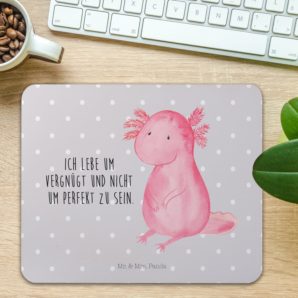 Mauspad Axolotl null Mousepad, Computer zubehör, Büroausstattung, PC Zubehör, Arbeitszimmer, Mauspad, Einzigartiges Mauspad, Designer Mauspad, Mausunterlage, Mauspad Büro, Axolotl, Molch, Axolot, vergnügt, fröhlich, zufrieden, Lebensstil, Weisheit, Lebensweisheit, Liebe, Freundin