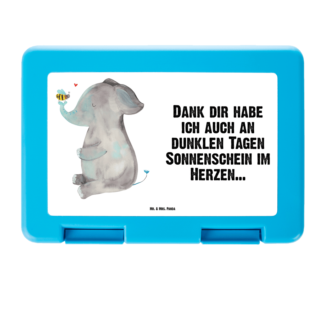 Brotdose Elefant Biene Brotbox, Snackbox, Lunch box, Butterbrotdose, Brotzeitbox, Tiermotive, Gute Laune, lustige Sprüche, Tiere, Elefant, Biene, Liebe, Liebesbeweis, Jahrestag, Liebesgeschenk, Heiratsantrag, Hochzeitsgeschenk, Liebesspruch