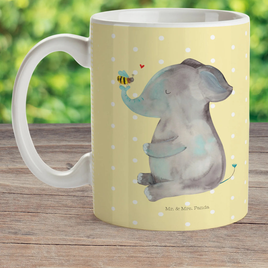 Kindertasse Elefant & Biene Kindertasse, Kinder Tasse, Kunststoff Tasse, Kindergarten Tasse, Trinkbecher, Camping Becher, Kaffeetasse, Kunststoffbecher, Kindergartenbecher, Outdoorgeschirr, Kunststoffgeschirr, Reisebecher, Reisetasse, Kinderbecher, Bruchfeste Tasse, Bruchsichere Tasse, Plastik Tasse, Plastiktasse, Tiermotive, Gute Laune, lustige Sprüche, Tiere, Elefant, Biene, Liebe, Liebesbeweis, Jahrestag, Liebesgeschenk, Heiratsantrag, Hochzeitsgeschenk, Liebesspruch