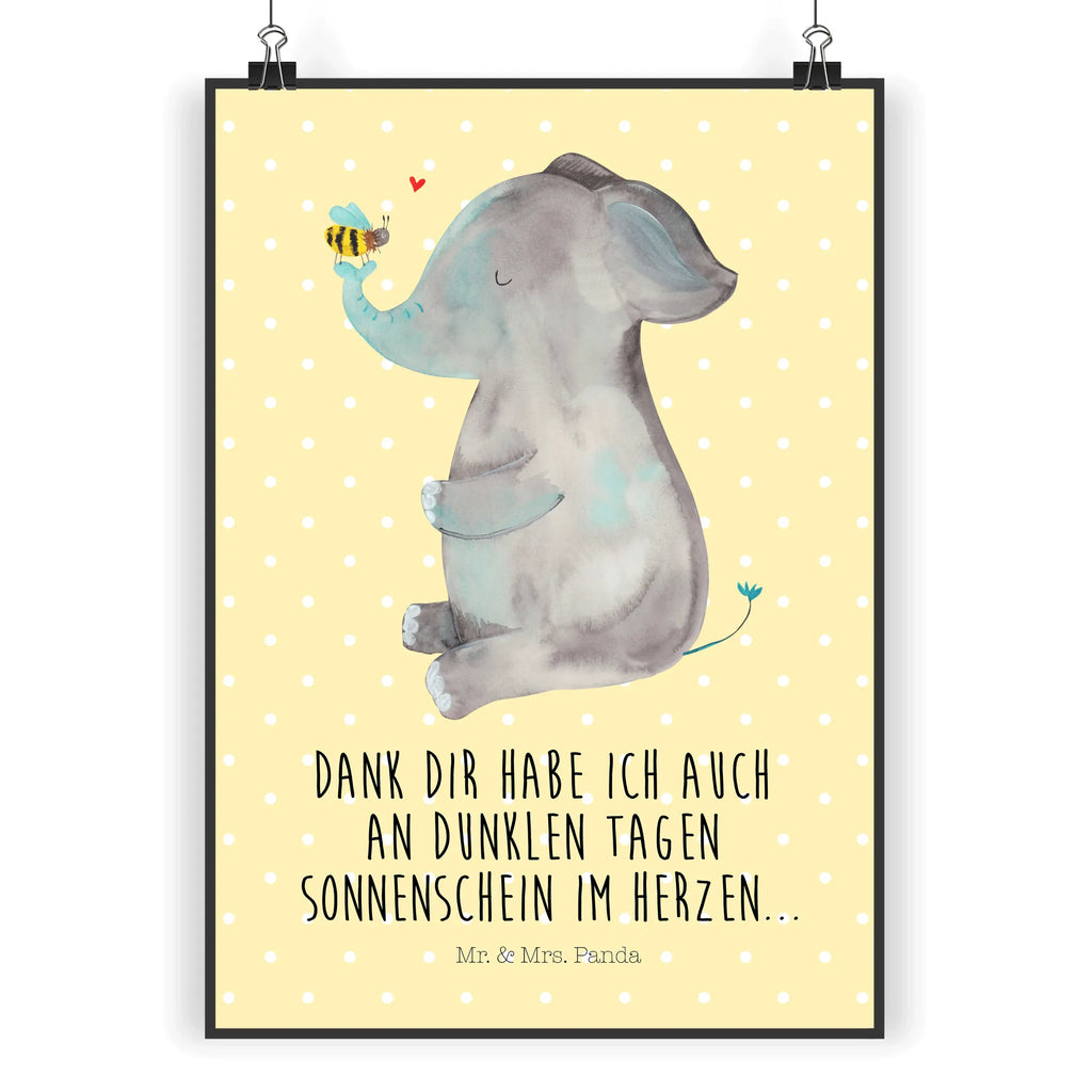 Poster Elefant Biene Poster, Wandposter, Bild, Wanddeko, Küchenposter, Kinderposter, Wanddeko Bild, Raumdekoration, Wanddekoration, Handgemaltes Poster, Mr. & Mrs. Panda Poster, Designposter, Kunstdruck, Posterdruck, Tiermotive, Gute Laune, lustige Sprüche, Tiere, Elefant, Biene, Liebe, Liebesbeweis, Jahrestag, Liebesgeschenk, Heiratsantrag, Hochzeitsgeschenk, Liebesspruch